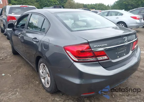 2013 Honda Civic Lx z USA, uszkodzony, nr VIN 2HGFB2F51DH514378